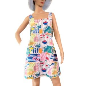 Japna 
Vibrant Tropical Sundress
Size L